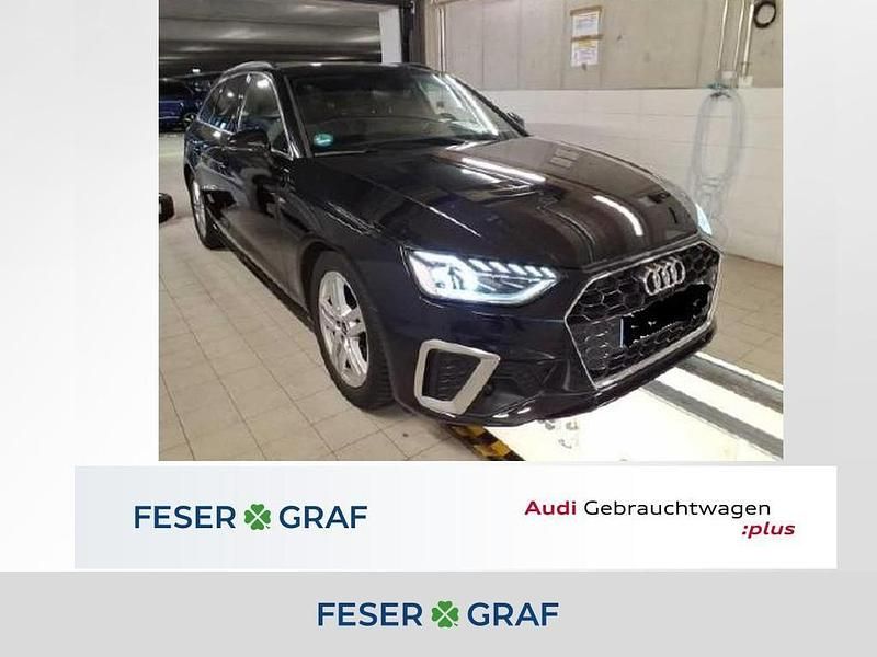 Mythosschwarz metallic Gebraucht 2022 Audi A4 Ambiente Kombi | 27.440 € (Fairer Preis) - Bild 1/4