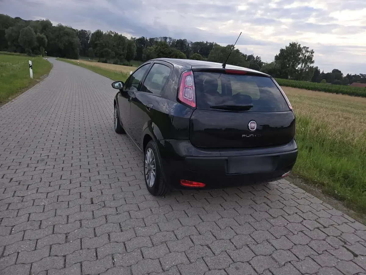 Gebraucht Fiat Punto Evo 69 PS (50 kW) 2011 Schwarz Kleinwagen