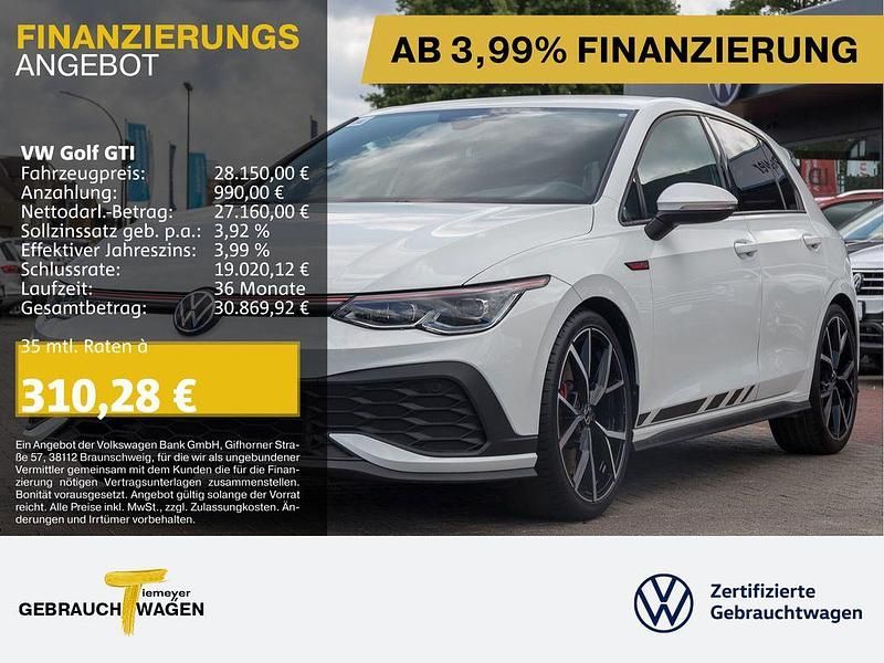 Weiß Gebraucht 2022 VW Golf VIII GTI Clubsport Limousine | 28.150 € (Guter Preis) - Bild 1/4