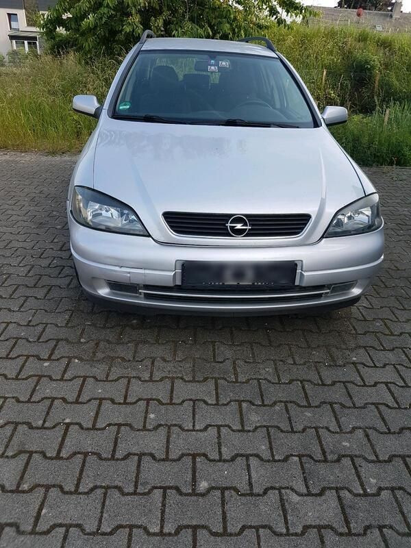 Silber Gebraucht 2003 Opel Astra Njoy Kombi | 550 € (Superpreis) - Bild 1/4
