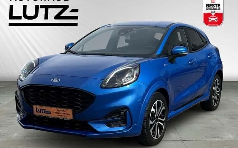 Blau Gebraucht 2020 Ford Puma ST-Line SUV | 17.955 € (Fairer Preis) - Bild 1/4