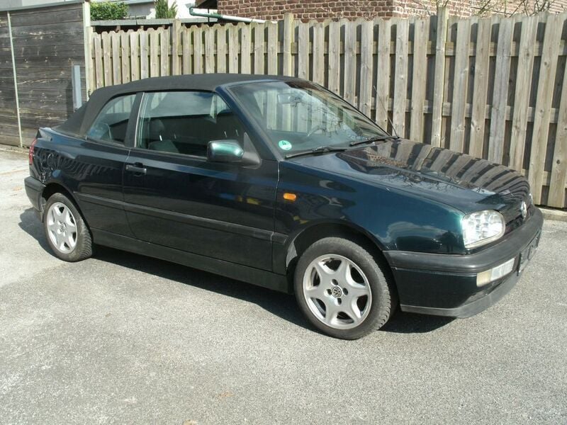 Grün Gebraucht 1997 VW Golf Cabriolet Cabrio | 1.850 € (Guter Preis) - Bild 1/4