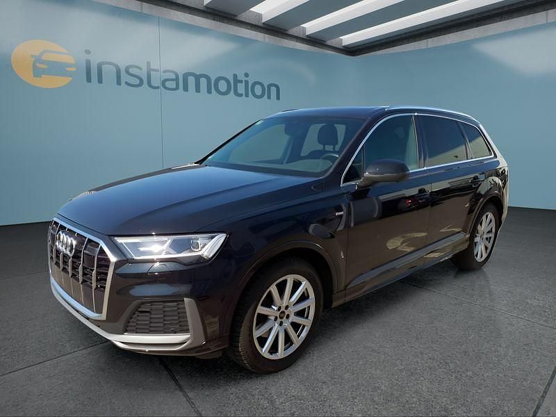 Schwarz Gebraucht 2023 Audi Q7 S-Line SUV | 66.349 € (Guter Preis) - Bild 1/4