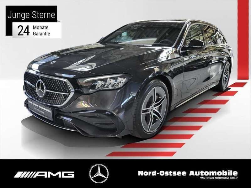 Metalliclack graphitgrau Gebraucht 2024 Mercedes E220 AMG Kombi | 51.490 € (Guter Preis) - Bild 1/2
