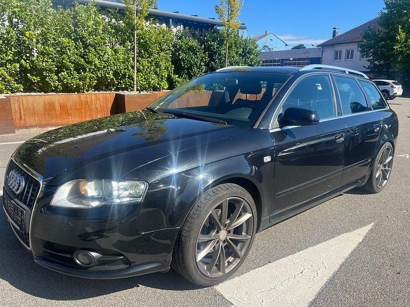 Schwarz Gebraucht 2007 Audi A4 S-Line Kombi | 3.790 € (Fairer Preis) - Bild 1/4