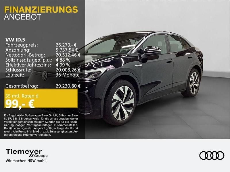 Schwarz Gebraucht 2022 VW ID.5 Pro SUV | 26.270 € (Guter Preis) - Bild 1/4
