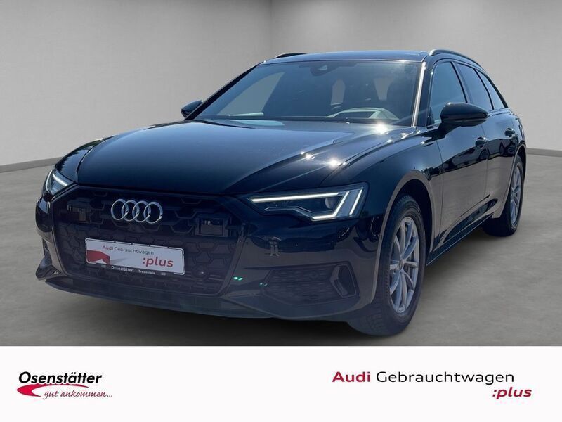 Mythosschwarz metallic Gebraucht 2024 Audi A6 Advanced Kombi | 50.980 € - Bild 1/4