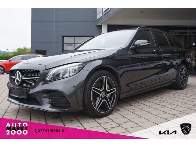 Grau Gebraucht 2019 Mercedes C300e AMG line Kombi | 28.890 € (Etwas zu teuer) - Bild 1/4