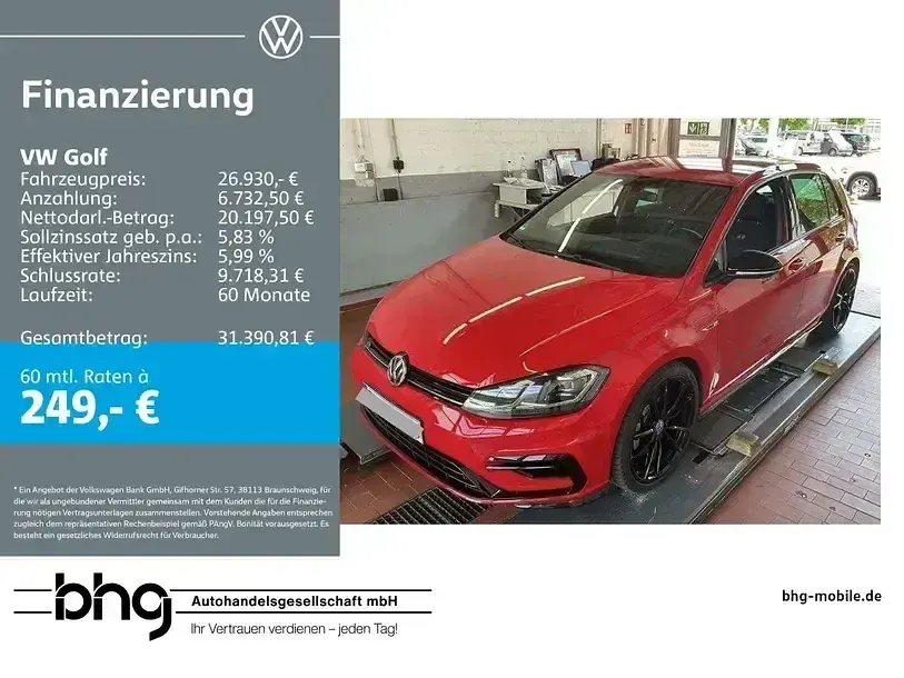 Gebraucht VW Golf VII R 310 PS (228 kW) 2017 Limousine