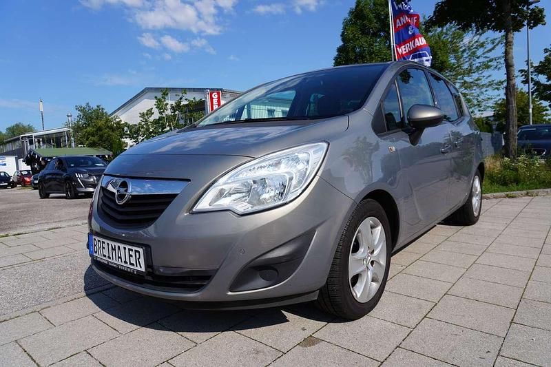 Muskatgrau/muskat grau (m2) Gebraucht 2011 Opel Meriva Edition Van / Kleinbus | 6.850 € (Fairer Preis) - Bild 1/4