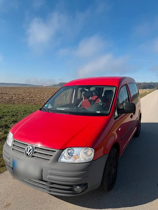 Gebraucht VW Caddy 102 PS (75 kW) 2008 Rot Van / Kleinbus