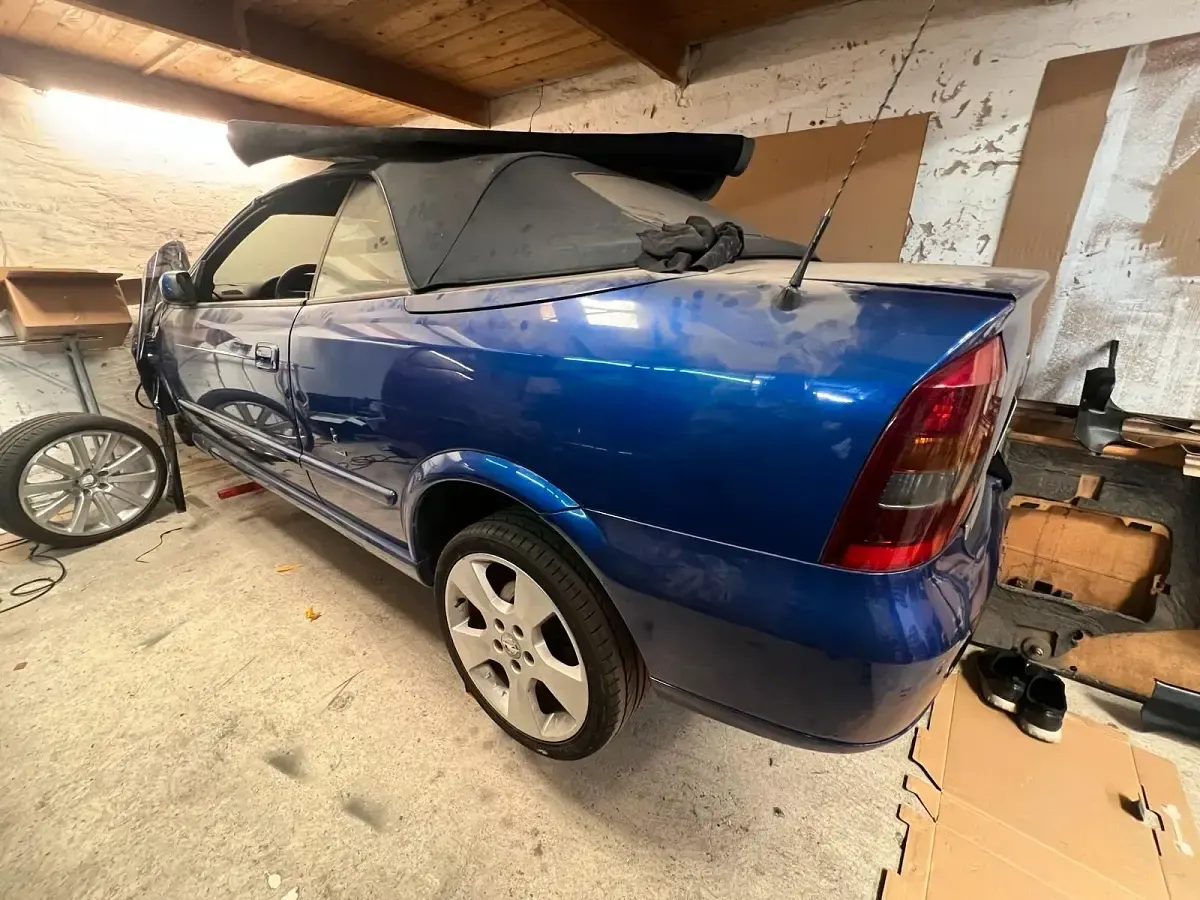 Gebraucht Opel Astra Cabriolet 2001 Blau Cabrio