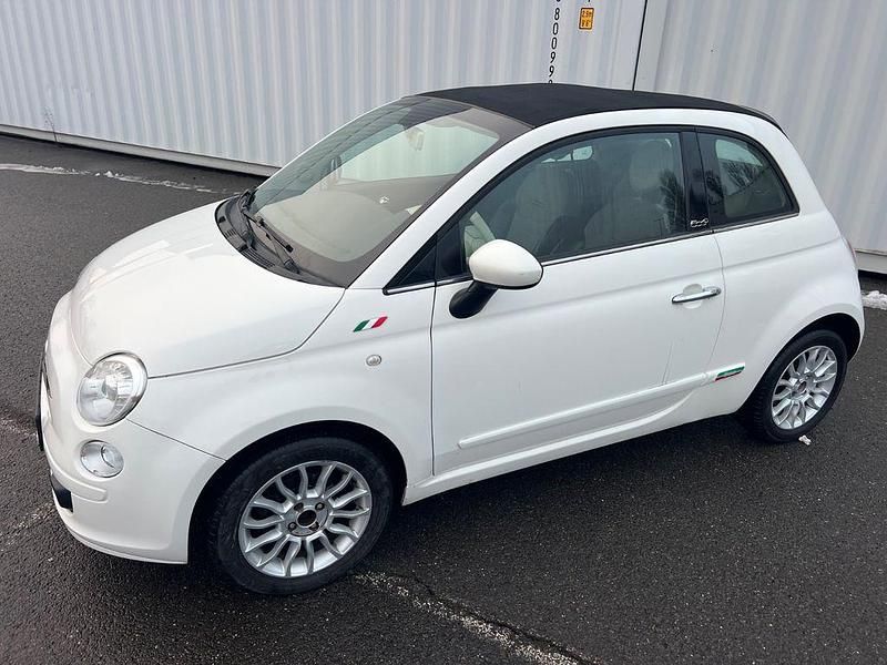 Weiß Gebraucht 2010 Fiat 500C Lounge Cabrio | 3.750 € - Bild 1/4