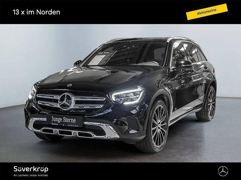 Schwarz unilack schwarz uni Gebraucht 2020 Mercedes GLC220 SUV | 38.922 € (Teuer) - Bild 1/4