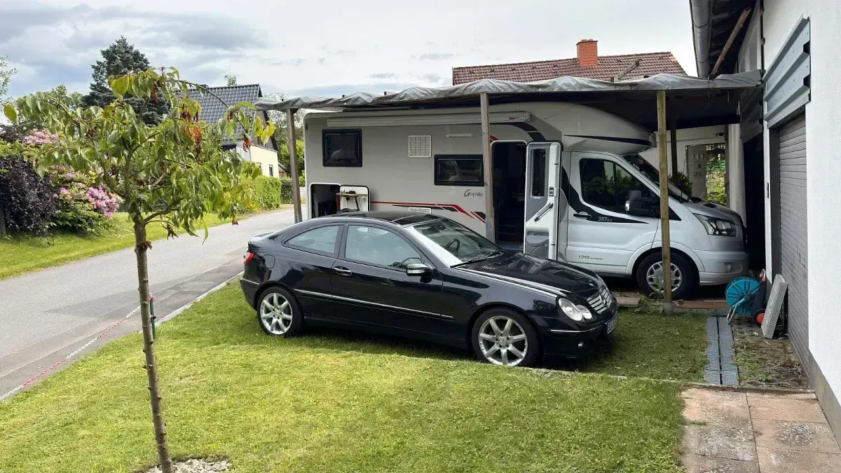 Gebraucht Mercedes CL160 122 PS (89 kW) 2005 Schwarz Coupé