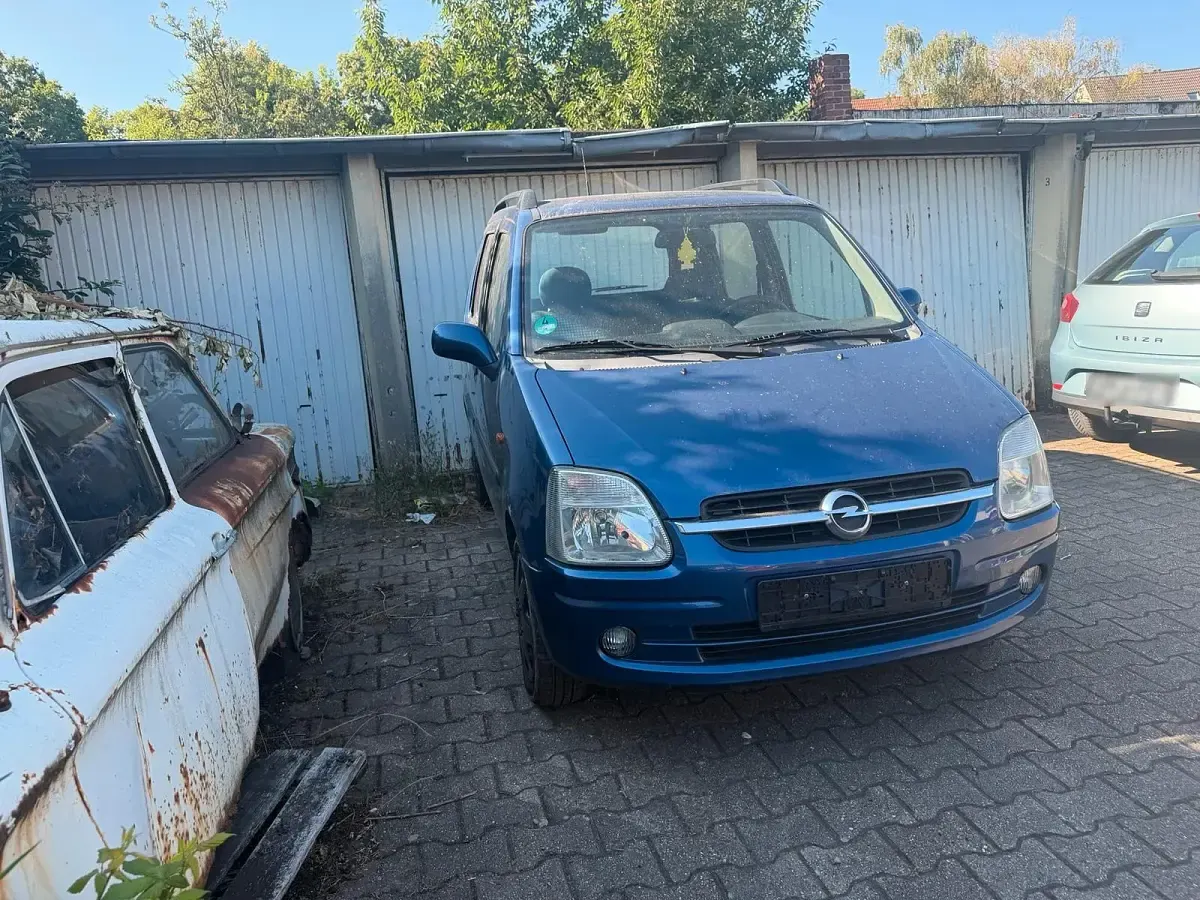 Gebraucht Opel Agila 75 PS (55 kW) 2004 Blau Van / Kleinbus
