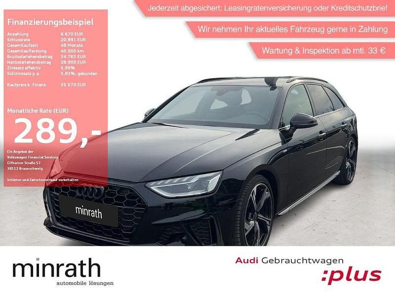 Gebraucht Audi A4 S-Line 163 PS (119 kW) 2024 Schwarz Kombi