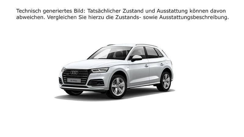 Gletscherweiß metallic (metallic) Gebraucht 2021 Audi Q5 Comfort SUV | 38.490 € (Fairer Preis) - Bild 1/4
