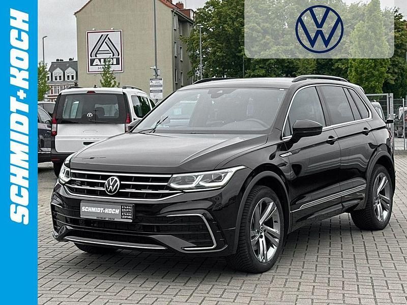 Deep black perleffekt Gebraucht 2021 VW Tiguan R-line SUV | 34.890 € (Fairer Preis) - Bild 1/4