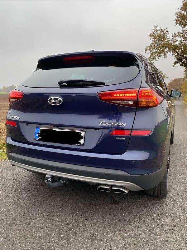 Gebraucht Hyundai Tucson Premium 185 PS (136 kW) 2019 Blau SUV