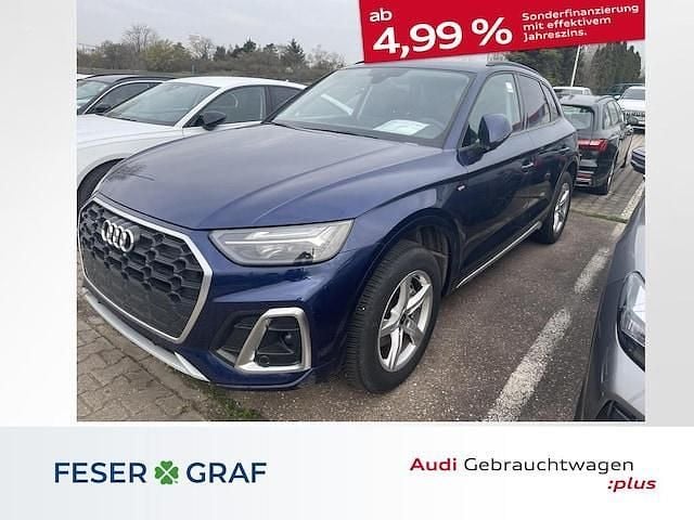 Gebraucht Audi Q5 S-Line 204 PS (150 kW) 2024 Navarrablau metallic SUV