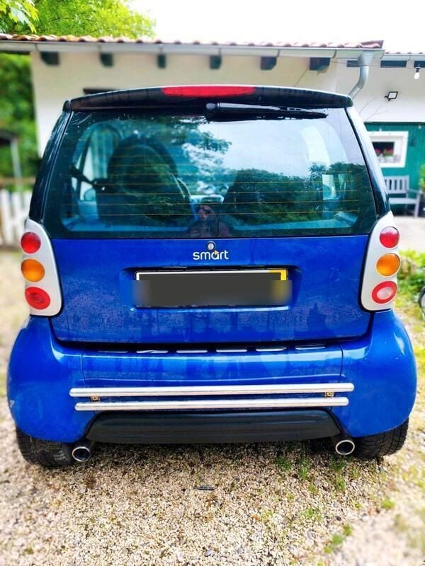 Blau Gebraucht 2000 Smart ForTwo Coupé Kleinwagen | 700 € (Superpreis) - Bild 1/4