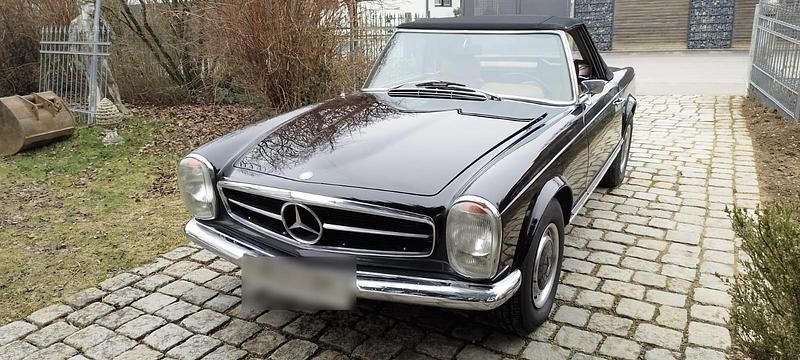 Gebraucht Mercedes SL280 170 PS (125 kW) 1968 Schwarz Cabrio