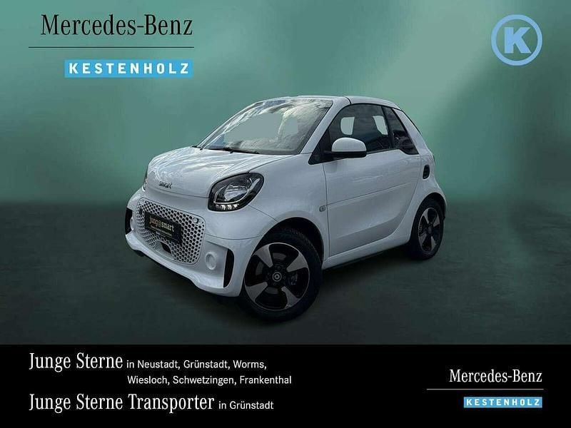 Kristallweiß Gebraucht 2020 Smart ForTwo Electric Drive Passion Cabrio | 11.840 € (Fairer Preis) - Bild 1/4
