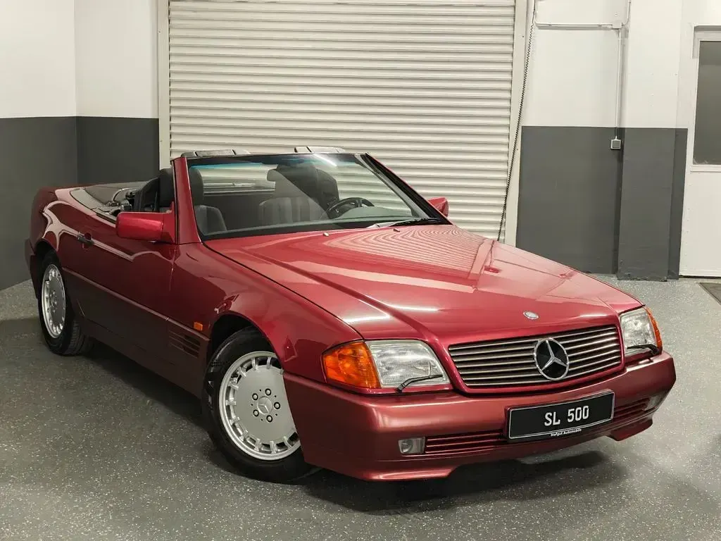 Gebraucht Mercedes SL500 326 PS (239 kW) 1990 Rot Cabrio