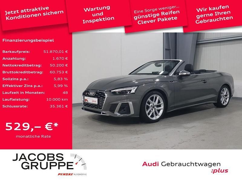 Gebraucht Audi S5 Cabriolet Ambiente 354 PS (260 kW) 2023 Chronosgrau metallic Cabrio