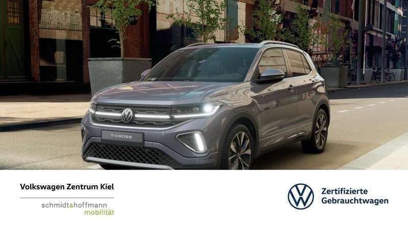 Rauchgrau Gebraucht 2025 VW T-Cross R-line SUV | 32.480 € - Bild 1/4
