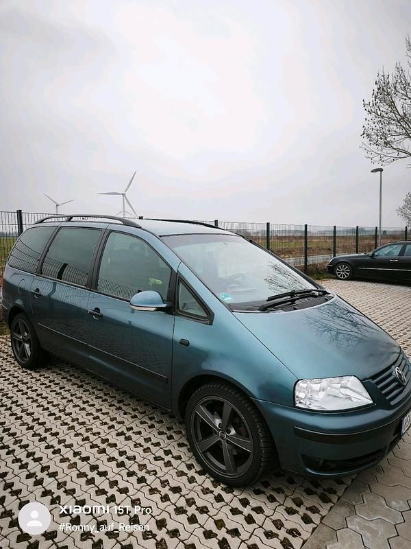 Gebraucht VW Sharan 116 PS (85 kW) 2003 Blau Van / Kleinbus