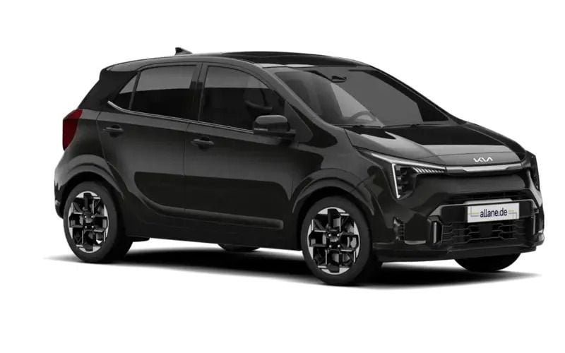 Auroraschwarz met. Neu 2025 Kia Picanto Edition 7 Kleinwagen | 17.540 € (Fairer Preis) - Bild 1/4