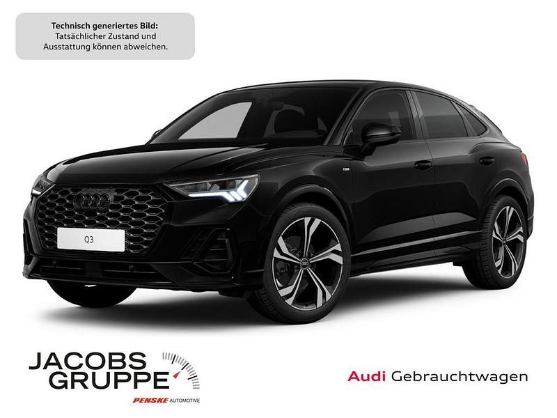 Schwarz Gebraucht 2024 Audi Q3 Sportback S-Line SUV | 46.930 € (Teuer) - Bild 1/4