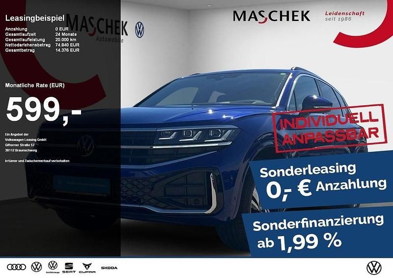 Lapiz blue metallic Gebraucht 2024 VW Touareg R-line SUV | 73.840 € (Fairer Preis) - Bild 1/4
