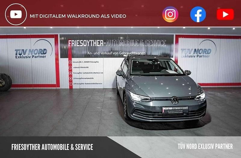 Gebraucht VW Golf VII Active 150 PS (110 kW) 2021 Delfingrau Kleinwagen