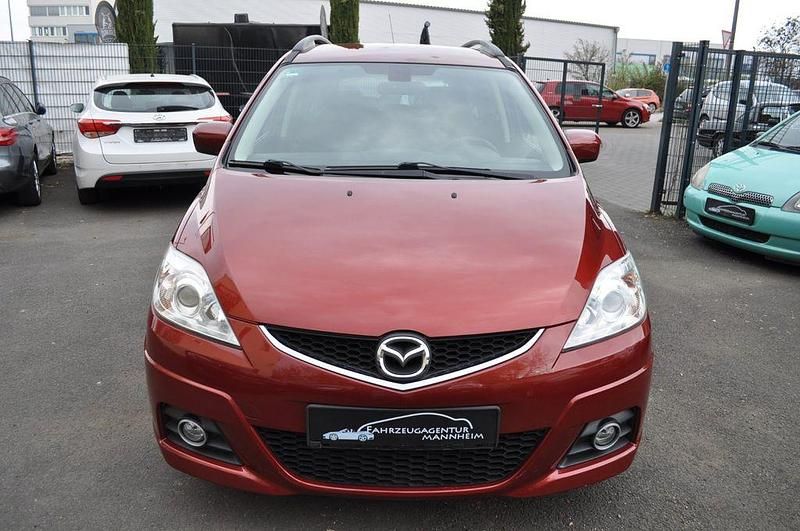 Gebraucht Mazda 5 Exclusive 116 PS (85 kW) 2009 Rot Van / Kleinbus