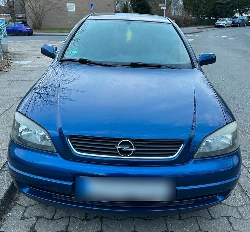 Gebraucht Opel Astra 105 PS (77 kW) 2003 Blau Kleinwagen