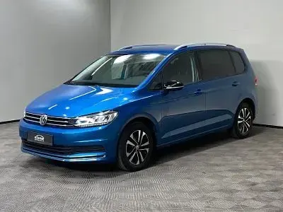Gebraucht VW Touran IQ Drive 150 PS (110 kW) 2019 Blau Van / Kleinbus