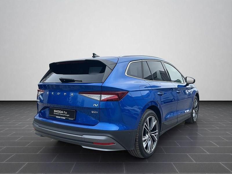 Gebraucht Skoda Enyaq iV Loft 194 kW (265 PS) 2023 Raceblau metallic (metallic) SUV