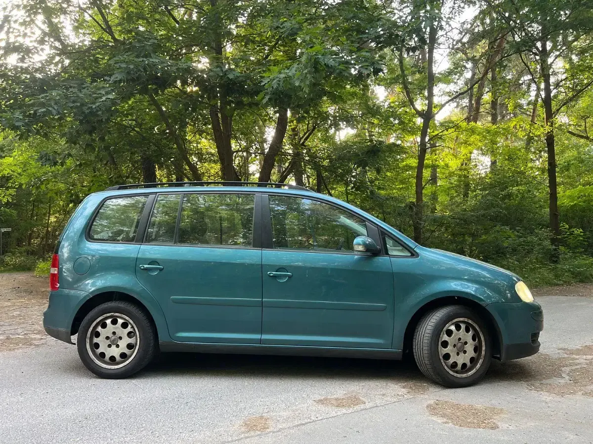 Gebraucht VW Touran 140 PS (102 kW) 2005 Grün Van / Kleinbus