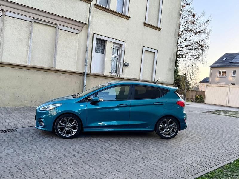 Gebraucht Ford Fiesta ST-Line 140 PS (102 kW) 2018 Blau Kleinwagen