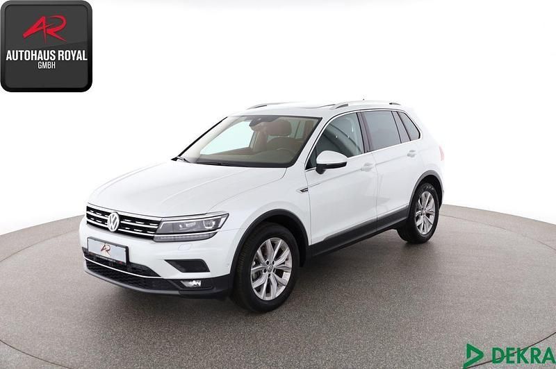 Weiss (metallic) Gebraucht 2018 VW Tiguan SUV | 24.880 € (Guter Preis) - Bild 1/4