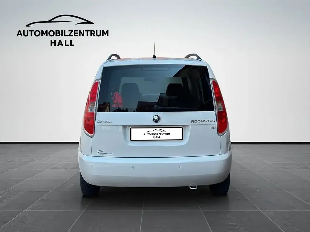 Gebraucht Skoda Roomster Plus Edition 86 PS (63 kW) 2013 Weiß Van / Kleinbus