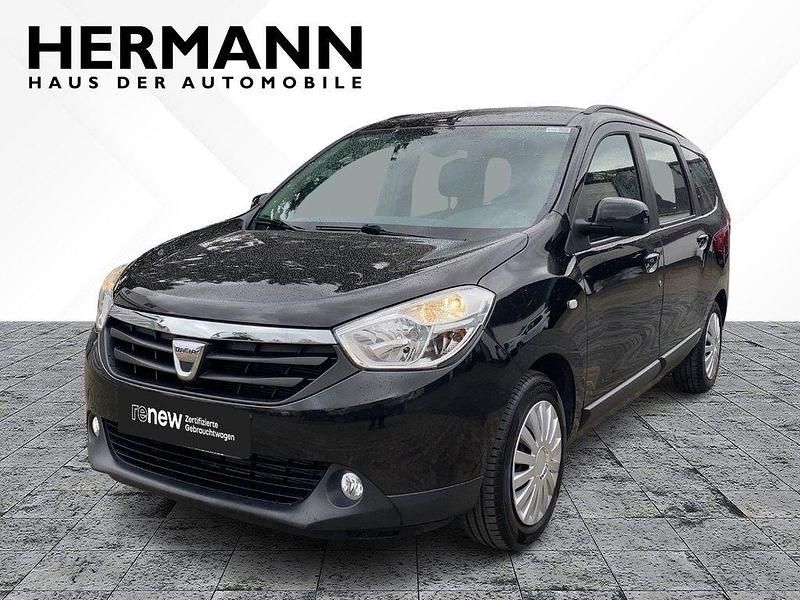 Perlmuttschwarz metallic (sch Gebraucht 2013 Dacia Lodgy Lauréate Van / Kleinbus | 7.211 € (Teuer) - Bild 1/4