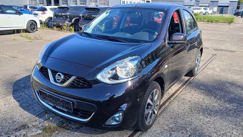 Braun Gebraucht 2015 Nissan Micra Acenta Kleinwagen | 9.390 € (Fairer Preis) - Bild 1/4