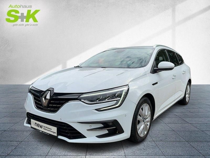 Arktis weiß (weiß) Gebraucht 2022 Renault Mégane IV Intens Kombi | 16.980 € - Bild 1/4