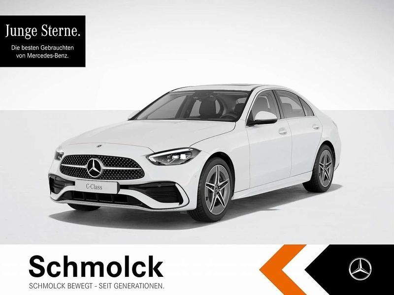 Weiß Gebraucht 2023 Mercedes C200 AMG Limousine | 40.900 € (Etwas zu teuer) - Bild 1/4