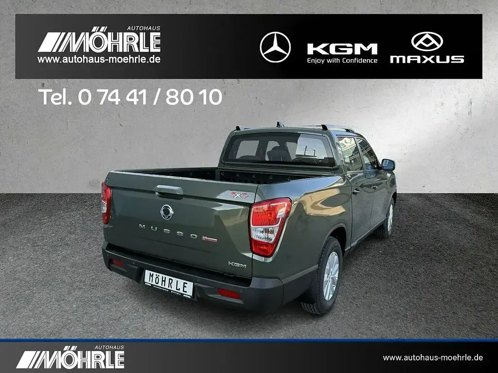 Neu KGM Musso 203 PS (149 kW) 2026 Amazonia green Pickup