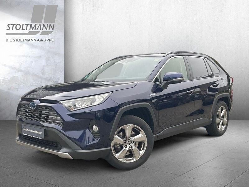 Blau Gebraucht 2021 Toyota RAV4 Hybrid Team SUV | 29.888 € (Guter Preis) - Bild 1/4